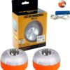 68c7cf34030aa76ceab127acc08643cc2fe6b399d63dd917cde81.jpg MAGIC SELECT Luz de Emergencia V16 para Señalización en Carretera de Coche y Moto. Luz Amarilla Intermitente y Blanca Fija con Encendido Automático, Base Imantada y Batería Recargable. No GPS.