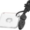 Tihebeyan Acrílico Señal Espejo Rescate Supervivencia Espejo Reflector Herramienta práctica de autoayuda con Silbato para emergencias