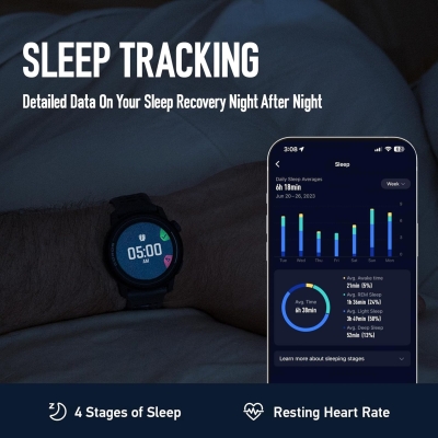 68c7d97843d0c059005a8bc1284dd0e6a5ac6e0477e4f6e13e6ab.jpg COROS Pace 3 Reloj Deportivo GPS, Ligero Reloj Running, Batería de 17 días, GPS de Doble frecuencia, Frecuencia Cardíaca, Navegación, Seguimiento del sueño, Correr, Bicicleta y Esquí (Nylon Ink)