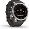 Garmin EPIX 2 - Reloj GPS Multideporte con Pantalla táctil AMOLED, Funciones Superiores, frecuencia cardíaca, mapas y música, Plata Gris, TU EU (Reacondicionado)