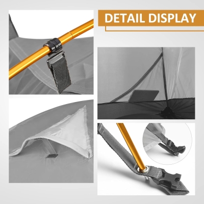 Bessport Tienda de campaña Ultraligera para 1-2 Persona 3 Estaciones