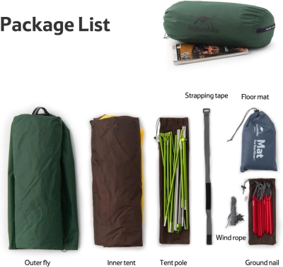 Naturehike Star-River Tienda de Campaña Ultraligera para 2 Personas