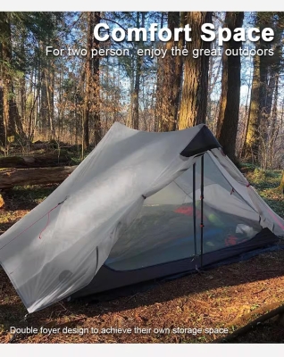 68c92ce31f56349ad0f81a376497fcc751d4a4354d909dc386c7a.jpg RXFSP 3F UL Gear Lanshan Ultraligera Tent, Tienda de Campaña 3/4 Temporada, Peso Ligero Acampar Tienda, Fácil de Instalar, Ideal para Practicar Senderismo y Actividades al Aire Libre