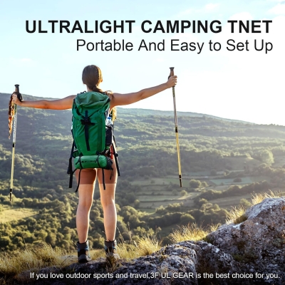 68c92ce4711f380e5e09f746e868191b6abdb72cdd28537fb11f2.jpg RXFSP 3F UL Gear Lanshan Ultraligera Tent, Tienda de Campaña 3/4 Temporada, Peso Ligero Acampar Tienda, Fácil de Instalar, Ideal para Practicar Senderismo y Actividades al Aire Libre