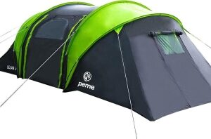 68c9327c3801620df0ad9c38d06721741067876f35836f4d707c1.jpg Peme Túnel Bojan, 4-6 Personas, impermeables 4000mm, tiendas familiares para Camping, Trekking, senderismo y festivales al aire libre, con vestíbulo y toldo, 2 entradas