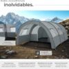 68c9346cf17f2d056a4756cb4564c4a88ea1977901aefd8a12bac.jpg tectake® Tienda de Campaña Familiar Tipo Túnel, Tienda Campaña XXL para 6 Personas, Tienda Campismo con Protección UV y Repelente al Agua, Cuatro Ventanas, 350x480x195 cm, con Bolsa de Transporte