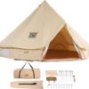 VEVOR Canvas Tent Lona 4 Estaciones Capacidad para 12 Personas
