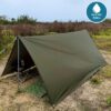 68ca7b1ccea9257f4638d94221d4776aaba49728f5e34fdfd661a.jpg Toldo Camping Tarp Impermeable Tent Hamaca Fly Sunshade Ligera Ligero Shelter para Acampar Senderismo (Verde Oliva, 3x4m)