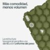 TRINORDIC Colchoneta de camping ultraligera inflable para dormir, plegable, ligera, inflable, cama individual, portátil, para mochileros al aire libre, senderismo, viajes