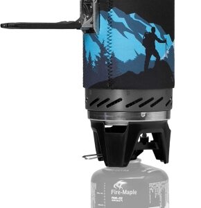 Fire-Maple FMS-X2 Hornillo Camping Portátile de Acampada al Aire Libre Mini Estufa de Camping con Piezoeléctrico Quemador de Propano Mochilero