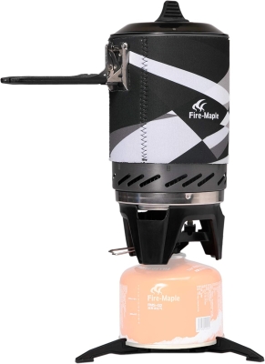 Fire-Maple FMS-X2 Hornillo Camping Portátile de Acampada al Aire Libre Mini Estufa de Camping con Piezoeléctrico Quemador de Propano Mochilero