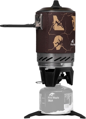 Fire-Maple FMS-X2 Hornillo Camping Portátile de Acampada al Aire Libre Mini Estufa de Camping con Piezoeléctrico Quemador de Propano Mochilero