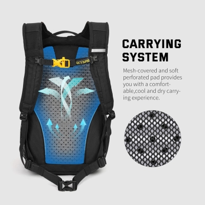 SKYSPER 20L Mochila Pequeña de Senderismo, Trekking para Hombres Mujeres Mochilas de Marcha Ultraligera Macuto de Viaje Casual para Montaña Acampada Camping Actividad al Aire Libre