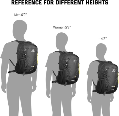 SKYSPER 20L Mochila Pequeña de Senderismo, Trekking para Hombres Mujeres Mochilas de Marcha Ultraligera Macuto de Viaje Casual para Montaña Acampada Camping Actividad al Aire Libre