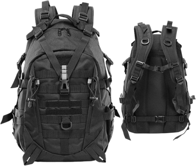 Amesor Mochila para rutear | Mochilas Hombre 35L Gran Capacidad - Camping con Bolsa portabotellas para Viajes Senderismo