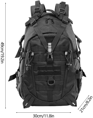 Amesor Mochila para rutear | Mochilas Hombre 35L Gran Capacidad - Camping con Bolsa portabotellas para Viajes Senderismo