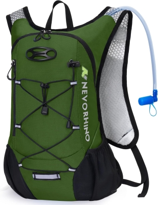 68db89f8b527a15bd8addc32a98de8671fe0a98cc8324c19d3496.jpg Mochila de hidratación ligera, mochila para correr con vejiga de agua de 2 litros, mochila de agua hidráulica para ciclismo, senderismo, rave para hombres y mujeres (verde militar)