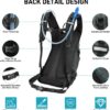 68db8ba49ed5b8d78e328f6302a226297a64a0ced20546dc4f950.jpg Cofurni Mochila de hidratación de 20 litros con bolsa de agua de 2 L, mochila de senderismo de gran almacenamiento para hombres y mujeres, mochila de agua ligera con aislamiento para ciclismo, correr,