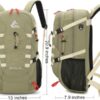 68db8fc044df4ddc5bfe20d5b5a7eb6c728286c79ee2c24e9afce.jpg Bseash Mochila de senderismo impermeable ligera de 40L con cubierta de lluvia, mochila de viaje para deportes al aire libre para acampar, escalada, esquí, ciclismo