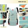 68db8fc0ad32da67a8738857c6ca748a3560a8ae7d1be0494eb09.jpg Bseash Mochila de senderismo impermeable ligera de 40L con cubierta de lluvia, mochila de viaje para deportes al aire libre para acampar, escalada, esquí, ciclismo