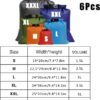 68db91acbabf85ef75aedfb13b132b381a2b70b1bcc4411953c14.jpg 6 Piezas Bolsa Impermeable Bolsa Estanca de Bolsas Secas Impermeables Bolsa para Esnórquel Bolsa a la Deriva para Viajes Rafting a la Deriva Natación Esnórquel Camping Ciclismo Pesca Kayak Accesorios