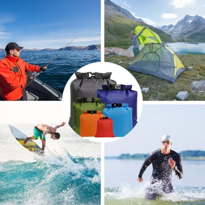 68db91ad3256084d4c6c5cb7508ce27d15aaaac9d7a8751ff60fc.jpg 6 Piezas Bolsa Impermeable Bolsa Estanca de Bolsas Secas Impermeables Bolsa para Esnórquel Bolsa a la Deriva para Viajes Rafting a la Deriva Natación Esnórquel Camping Ciclismo Pesca Kayak Accesorios