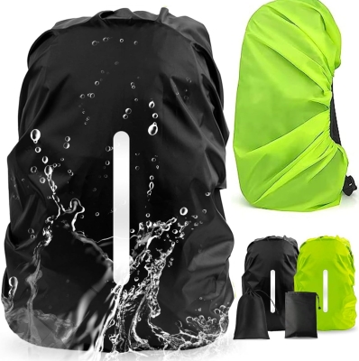 68e22941ef064c0a9619882572a6eec3684beed5d6a2f624be57e.jpg Rwekdza Juego de 2 fundas para mochila impermeables con bolsa de almacenamiento, funda para mochila, funda para lluvia, accesorios para exteriores, camping, senderismo, con tiras reflectantes