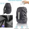 68e2294258a0253b725393f898cda17680db48fdcc49a5a5f4639.jpg Rwekdza Juego de 2 fundas para mochila impermeables con bolsa de almacenamiento, funda para mochila, funda para lluvia, accesorios para exteriores, camping, senderismo, con tiras reflectantes