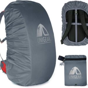 Unigear Funda Impermeable para Mochila 15~80L Cubierta de Bolsa Bolso Protector de Lluvia para Camping Senderismo Excursionismo