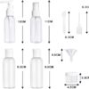 9 Piezas Juego de Botellas de Viaje, Contenedor de Líquido Portátil para Botellas Cosméticas, Juego de Contenedores de Viaje Reutilizables sin PBA para Viajes Aéreos, Crema, Loción, Champú, Fragancia