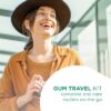 Kit de viaje GUM TRAVEL | Cepillo de dientes GUM TRAVEL | Pasta de dientes GUM Original White | Hilo dental GUM Original White | 2 GUM SOFT-PICKS ORIGINAL | 1 Travel kit (con 2 muestras extra)
