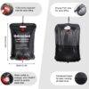 68e237a070515ba22281f944d052db1e1c652c7204b85f4dd8124.jpg Qdreclod 2 Piezas Ducha Solar de Camping, 20L Bolsa de Ducha Portatil con Cabezal de Ducha, Manguera, la Temperatura del Agua Caliente 45°C, Bolsa de Ducha Solar para Camping Senderismo Exteriores