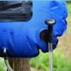 Ducha portátil al Aire Libre Ducha Solar de 5 galones Bolsa de Agua Ducha de Camping 20L con termómetro