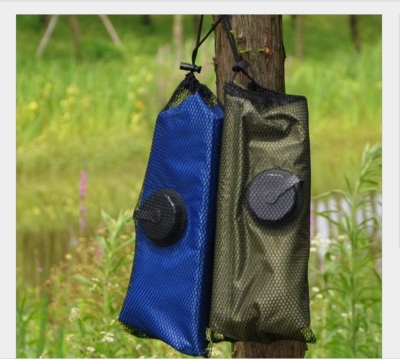 Ducha portátil al Aire Libre Ducha Solar de 5 galones Bolsa de Agua Ducha de Camping 20L con termómetro