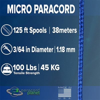 68e41968b13a12217c8bf045fb7add0c1d3d7c22c0f83feb74d71.jpg Paracord Planet Micro Paracord – Cuerda trenzada fina para manualidades, pesca y proyectos de bricolaje en carretes de 120 pies – Explode