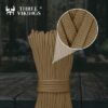 68e41ab69f14fcecd80f22b3c8c84d28a66fa5d11bd8e4f0c02d8.jpg Three Vikings Cuerda de paracaídas, fabricada en Estados Unidos, 750 libras, 100% nailon, tipo IV, núcleo de 11 hebras, más fuerte que la cuerda Paracord 550, marrón coyote, 25 pies