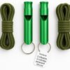 68e41c07de41aa444dec18dbe3f3e0271afaf515fc51653d8d3e5.jpg MISTER GIVER | Kit de 2 Silbato Supervivencia + 2 Cuerdas | Silbato Emergencia | 2 Apitos Emergencia + Paracord | Apito Ligero con Anilla para Coche, Camping, Senderismo | Supervivencia Accesorios