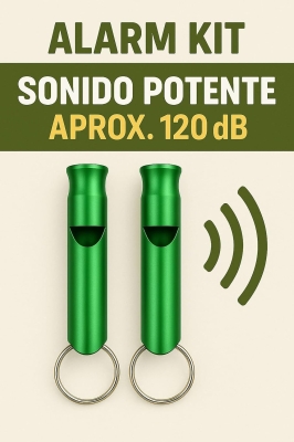 68e41c084980ed895cabdc571b6d05d6c2eaf791f6f3938c8ff9d.jpg MISTER GIVER | Kit de 2 Silbato Supervivencia + 2 Cuerdas | Silbato Emergencia | 2 Apitos Emergencia + Paracord | Apito Ligero con Anilla para Coche, Camping, Senderismo | Supervivencia Accesorios