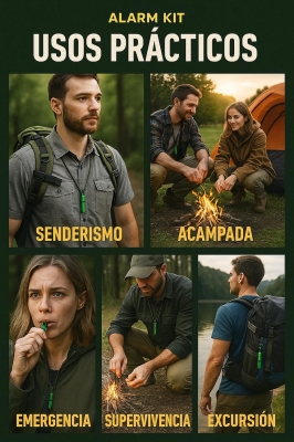 68e41c086fb3a823bc8e4dc61723952eeb82996eca81585c9c313.jpg MISTER GIVER | Kit de 2 Silbato Supervivencia + 2 Cuerdas | Silbato Emergencia | 2 Apitos Emergencia + Paracord | Apito Ligero con Anilla para Coche, Camping, Senderismo | Supervivencia Accesorios