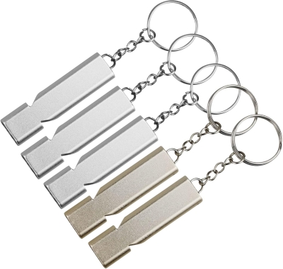 68e41cae162794bafc65175929b7562638ebb610520d257abb683.jpg 5 silbatos de emergencia, silbato con llavero, silbato para educación física para escuela, gimnasio, exterior, camping, pesca, senderismo, caza, salvavidas en caso de emergencia