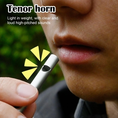 DIFLAX 3 Piezas Silbato de Emergencia, Silbato de Seguridad, Silbato Supervivencia, Silbato Métal, Silbato de Doble Tubo, Alto Decibelio, Para Camping, Senderismo, Fuerte, Duradero, Accessorio Outdoor