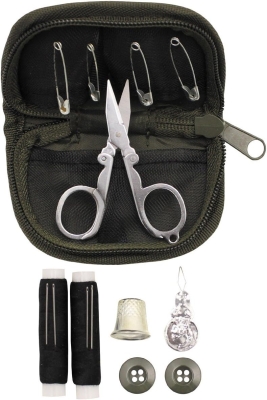 68e41ed8004c547b1d4cf24cc08e1dc4e8e76e83a9591a4ed852d.jpg MFH Kit de Costura con Bolsillo (Oliva)