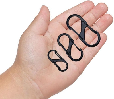 68e41fdf72c5a1754dcbeb166400824d2635c39d3ff273c07fe68.jpg 15 Piezas Mosquetones Pequeños en S, 3 Tamaños-50mm/40mm/32mm, Doble Apertura de Resorte, Hebilla de Mosquetón de Bloqueo de Anillo en S, Gancho Doble para Senderismo, Pesca, Camping