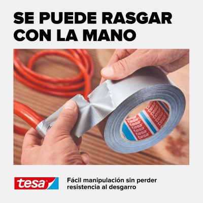 68e423aa5cb0dcd5b5d185a0943b91a24bb8b88821fba86667759.jpg tesa Cinta Adhesiva Universal Extra Power - Celo Adhesivo con Fijación Extra Fuerte - Cinta Multiusos Versátil para Reparaciones, Fijación, Sellado y Más - Gris - 1 Rollo - 30 m x 50 mm