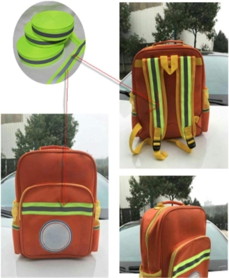 Reemky Cinta Reflectante de Alta Visibilidad, Ancho 1.96&quot;Cinta de Seguridad Reflectante de Tela Advertencia para Coser Recorte de Seguridad （Longitudes Opcional）