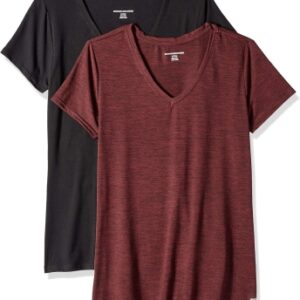 Amazon Essentials Camiseta Elástica, Pack de 2