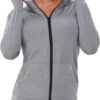 AMZSPORT Chaqueta Deportiva Sudadera Capucha