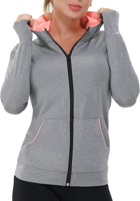 AMZSPORT Chaqueta Deportiva Sudadera Capucha