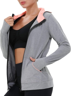 AMZSPORT Chaqueta Deportiva Sudadera Capucha