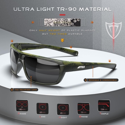 68f4aa1b748fe999fb12714ec06f28704e7fea6b53e4f1d43979e.jpg ATTCL Gafas de Sol Polarizadas Hombre, Protección UV Lentes de Sol para deportes, pesca, conducción,ultraligeras